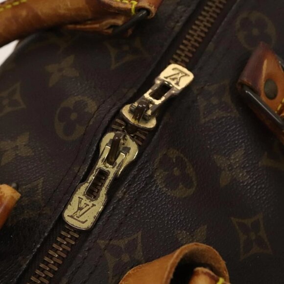 LOUIS VUITTON Monogram Keepall Bandouliere 45 Boston Bag M41418 LV Auth 131247 - Picture 13 of 16